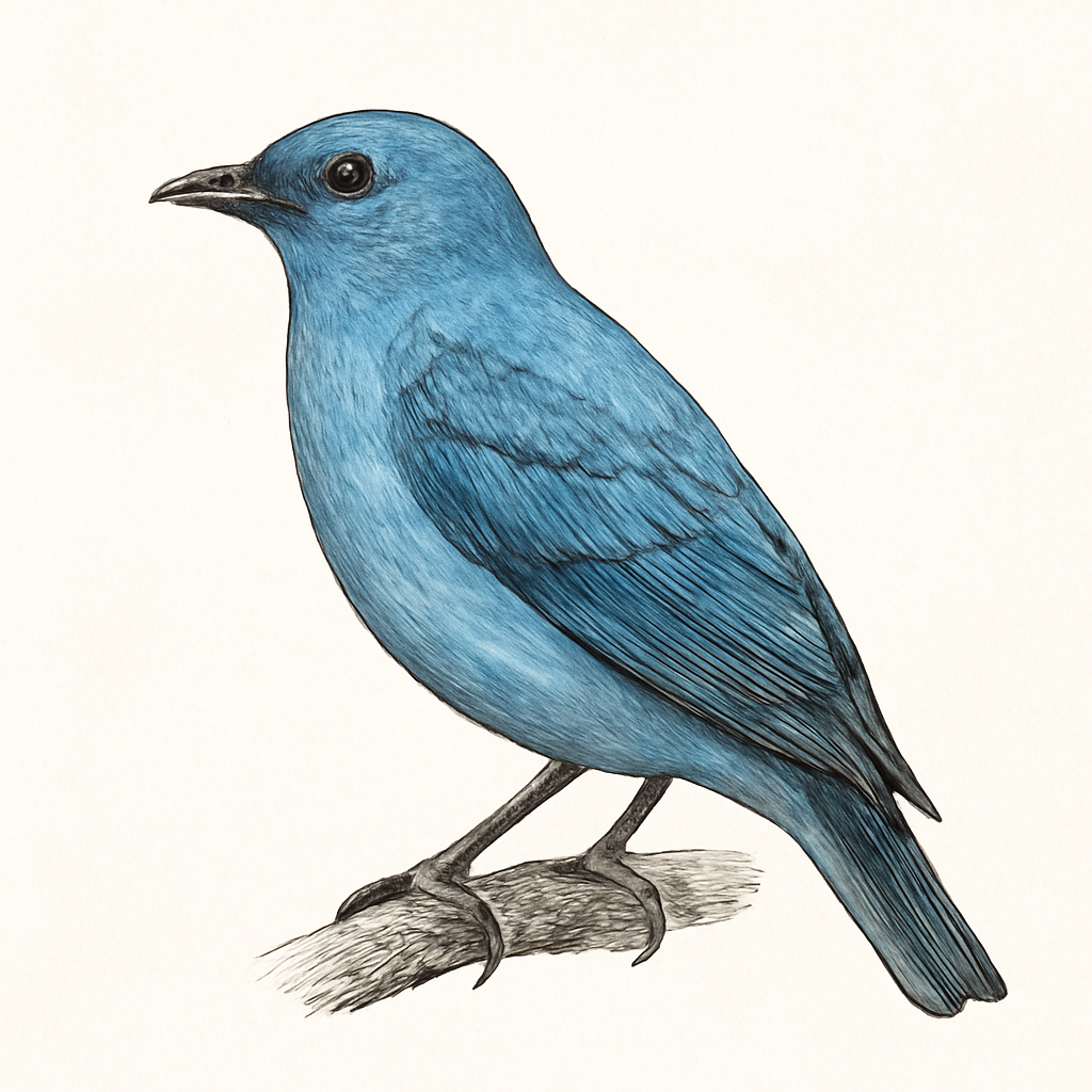 Illustrazione di Lovely Cotinga