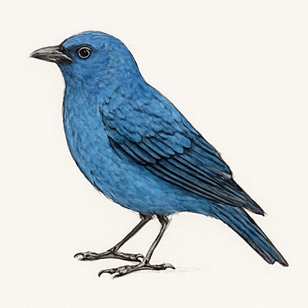 Illustration von Prachtkotinga