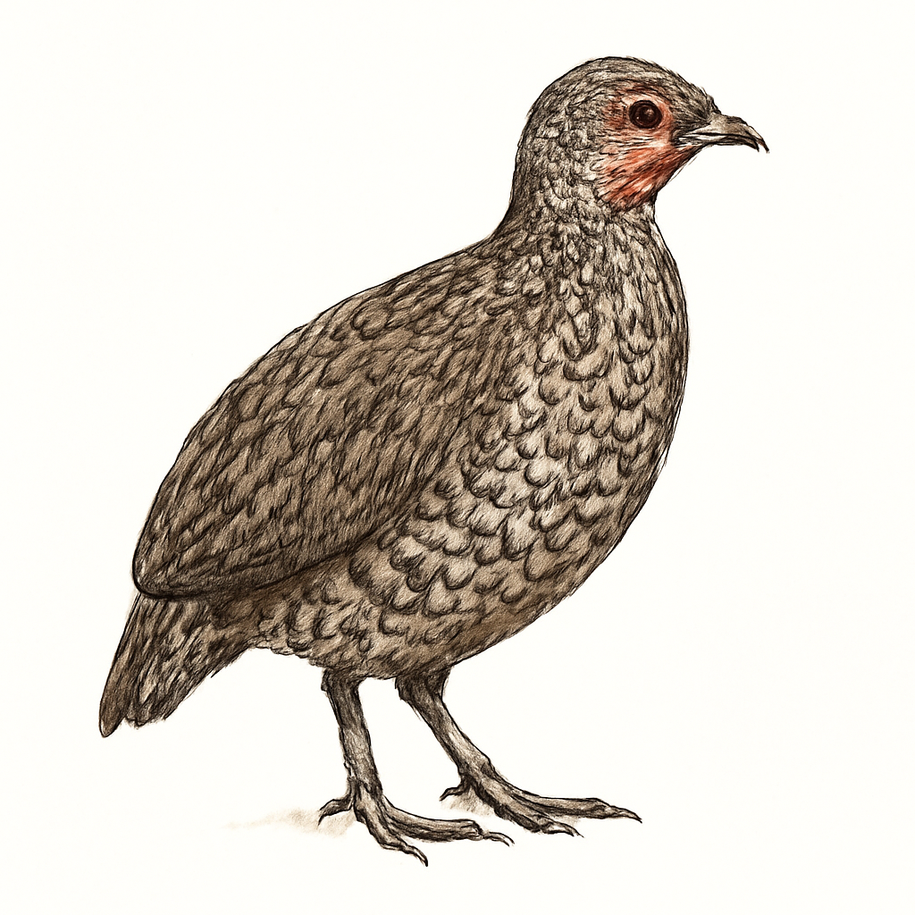 Illustrazione di Scaly Spurfowl