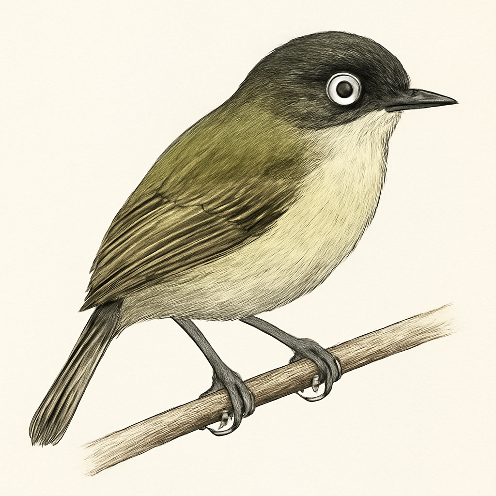 White-eyed Tody-Tyrant illustration