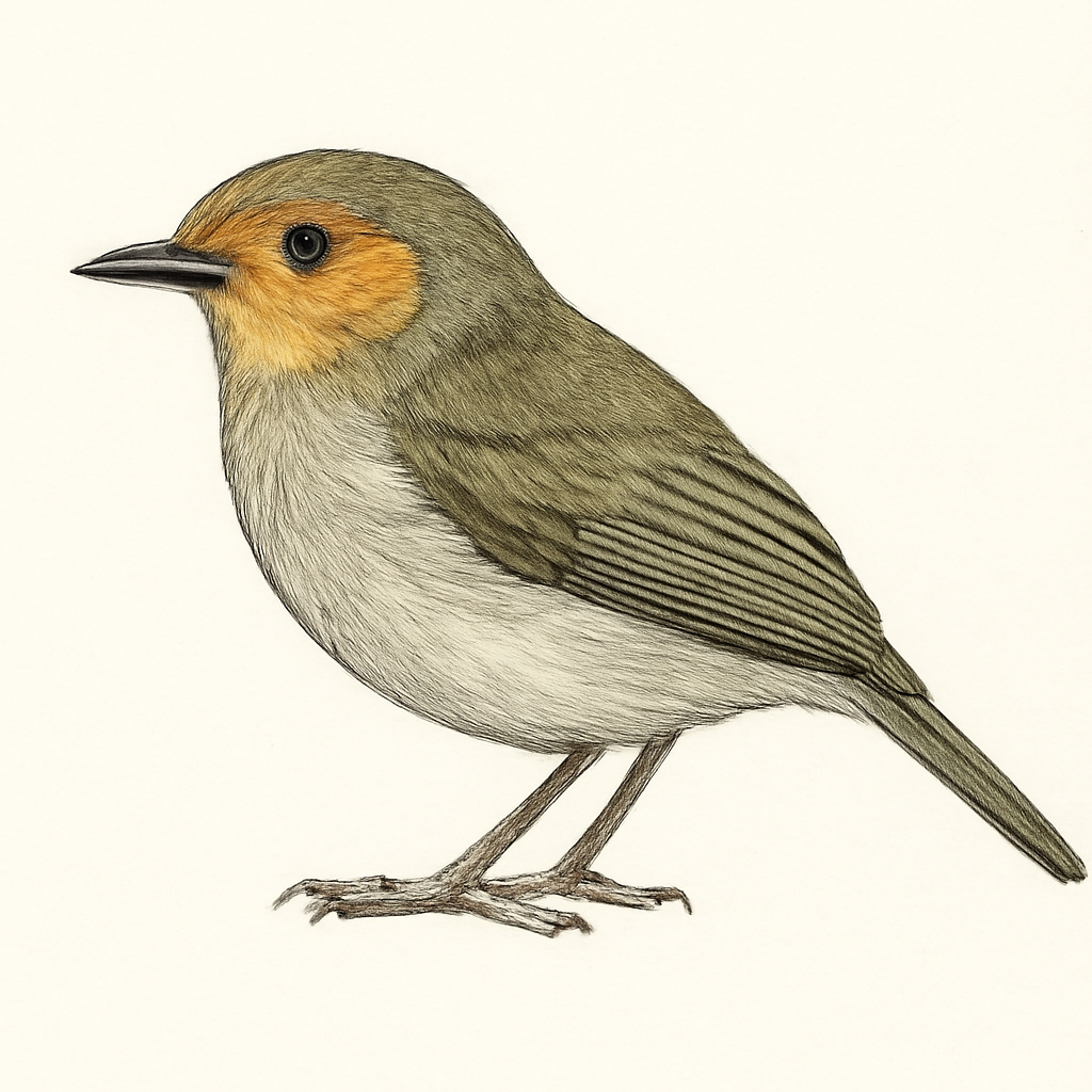 Illustration de Todirostre gorgeret