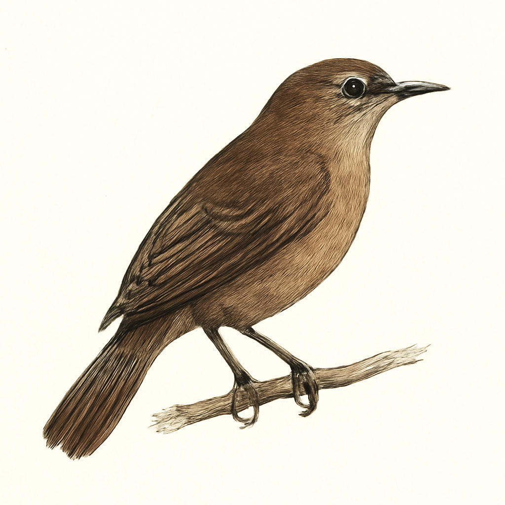 Ilustración de Mosquero Pardo