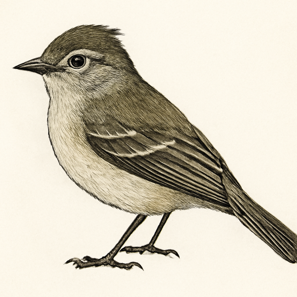 Lesser Elaenia illustration