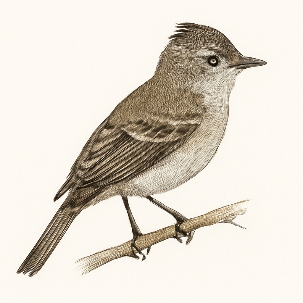 Illustrazione di Mountain Elaenia