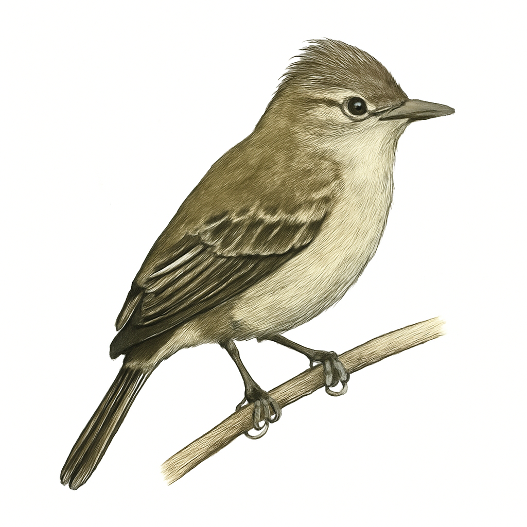 Illustrazione di Caribbean Elaenia