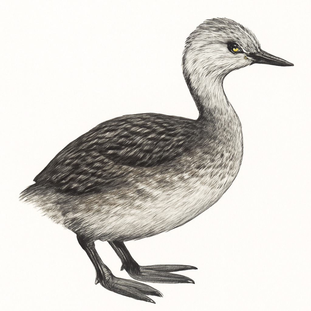 Ilustración de Zampullín Canoso