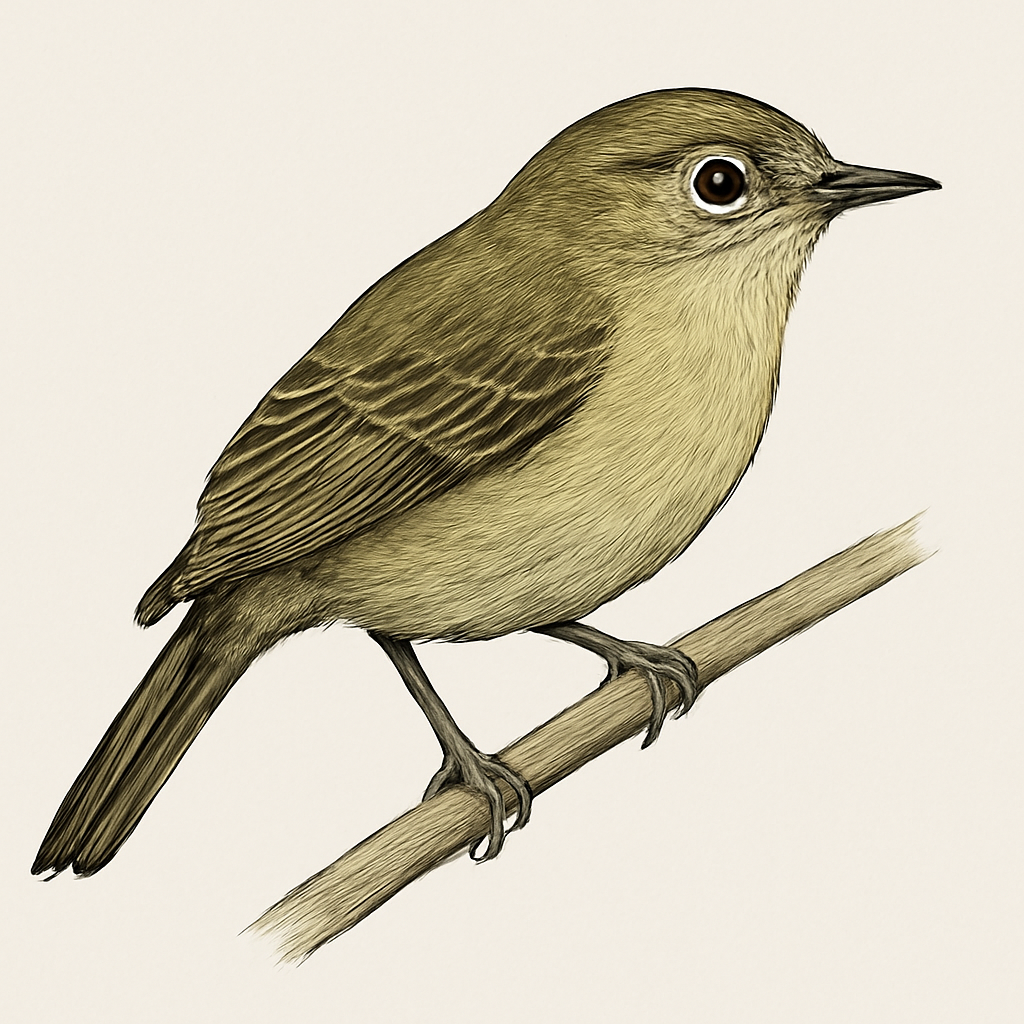Mistletoe Tyrannulet illustration