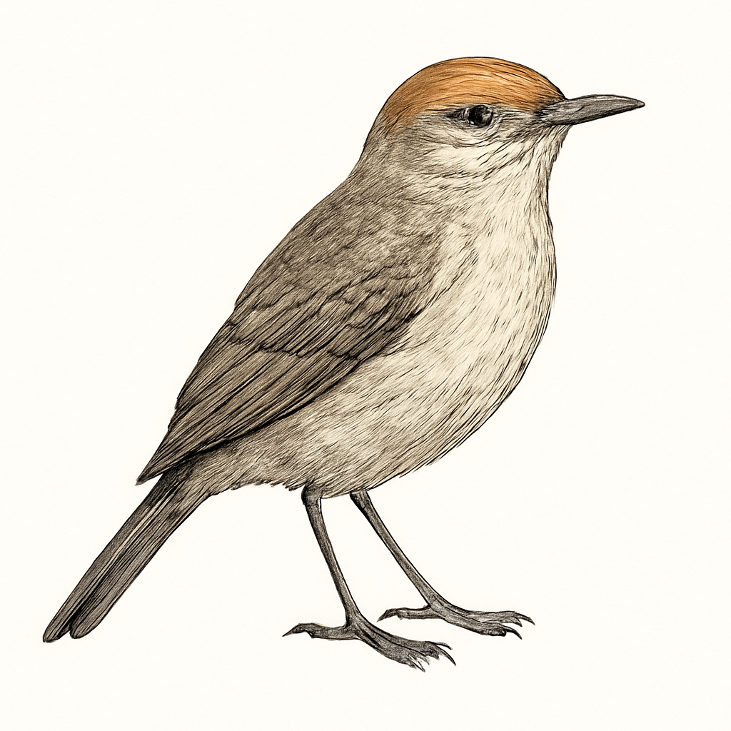 Fulvous-crowned Scrub-Tyrant illustration