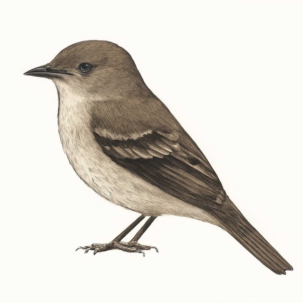 Illustration von Mexikoschnäppertyrann