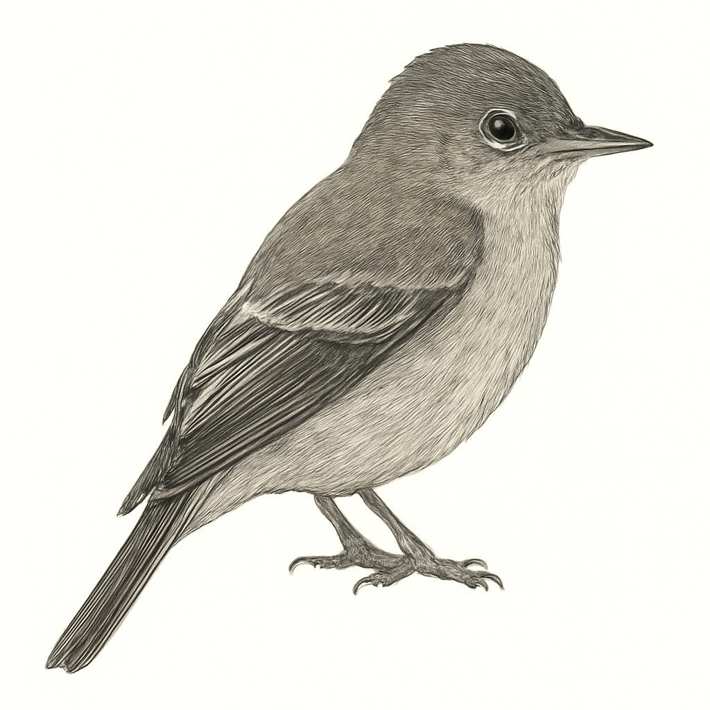 Illustrazione di Southern Tropical Pewee