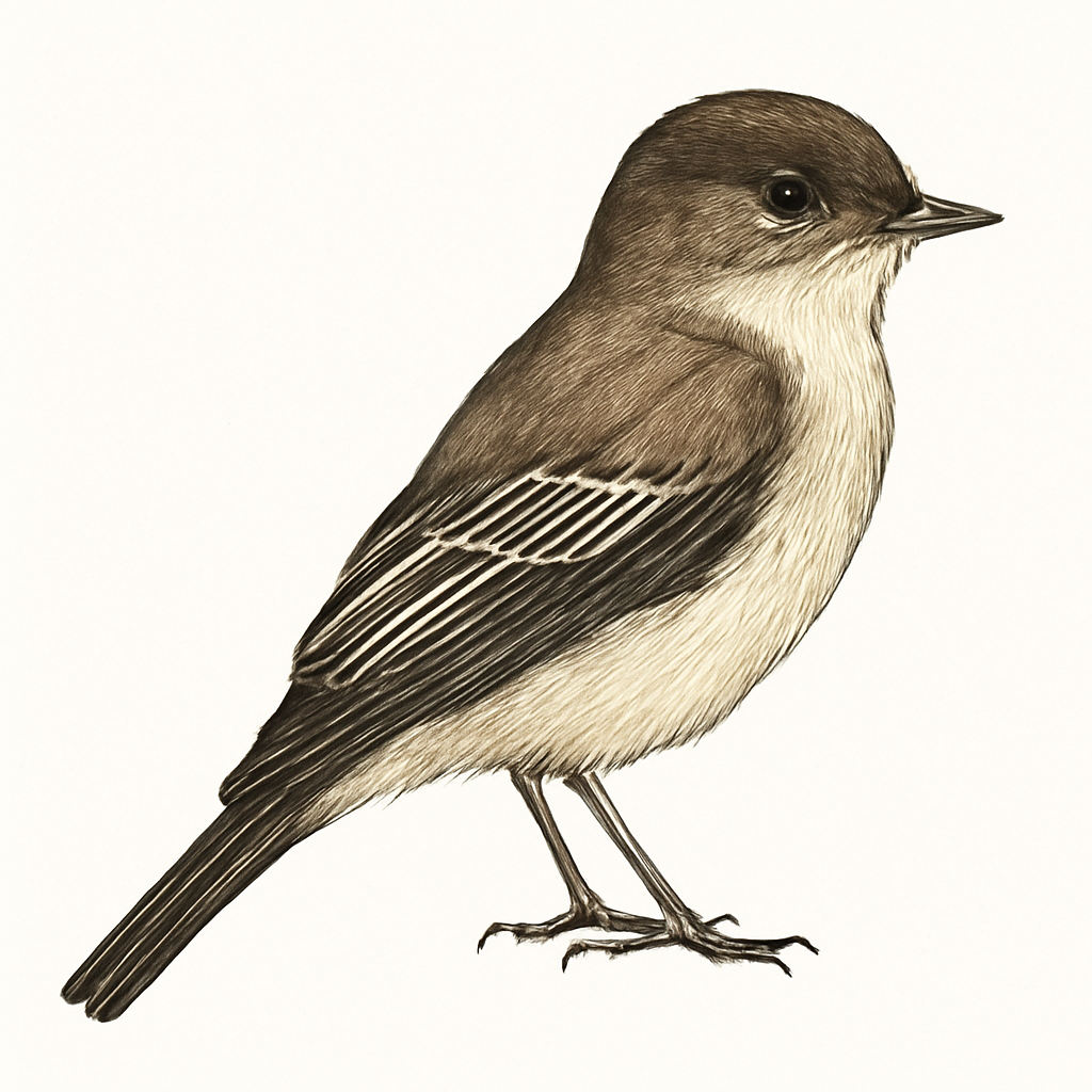 Illustration de Moucherolle phébi