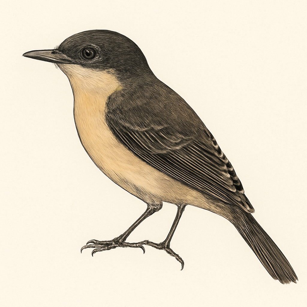 Ilustração de suiriri-da-chapada