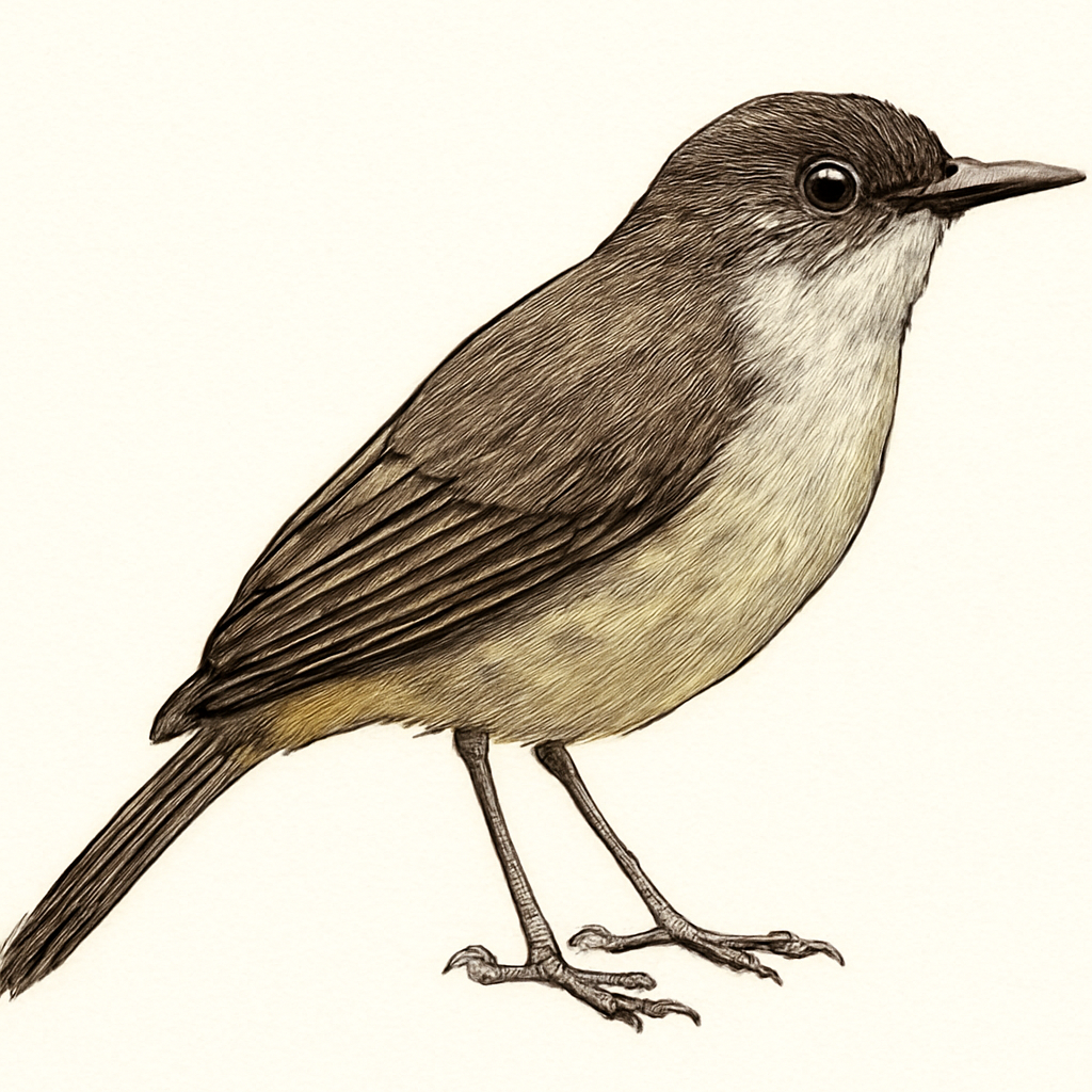 Illustrazione di Southern Scrub-Flycatcher