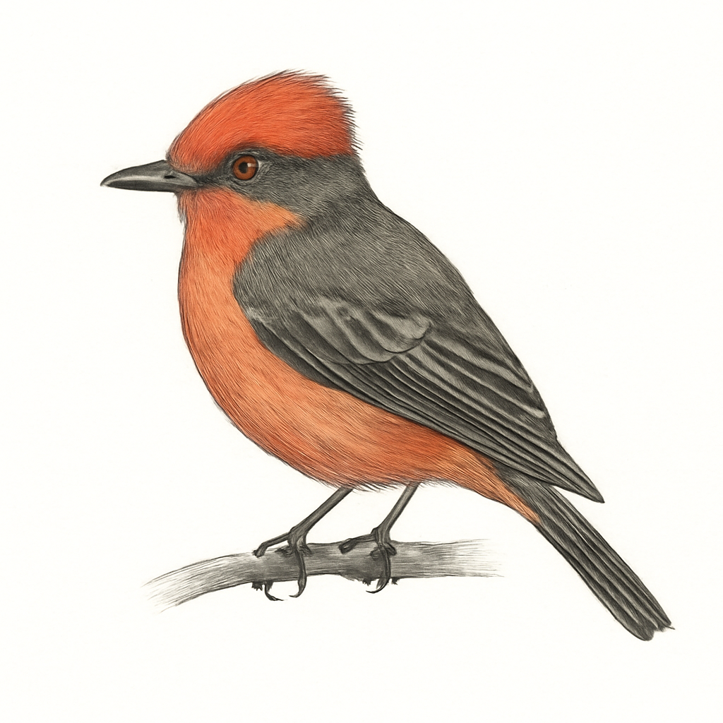 Illustration von Galápagostyrann