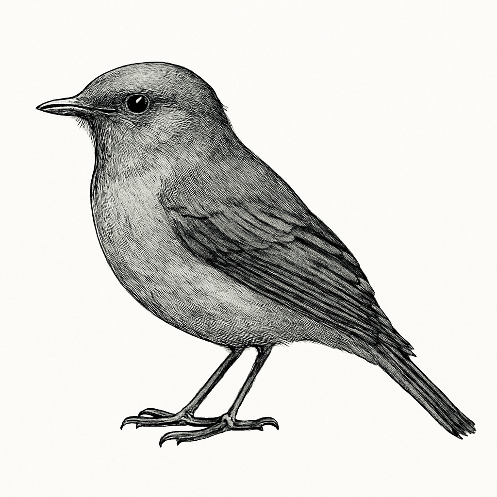 Plumbeous Black-Tyrant illustration
