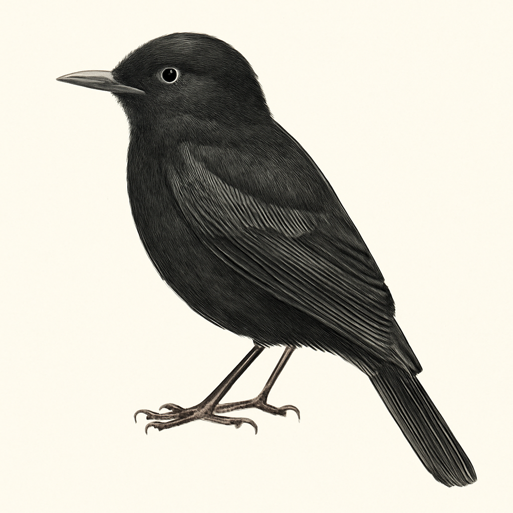 Illustrazione di Hudson's Black-Tyrant