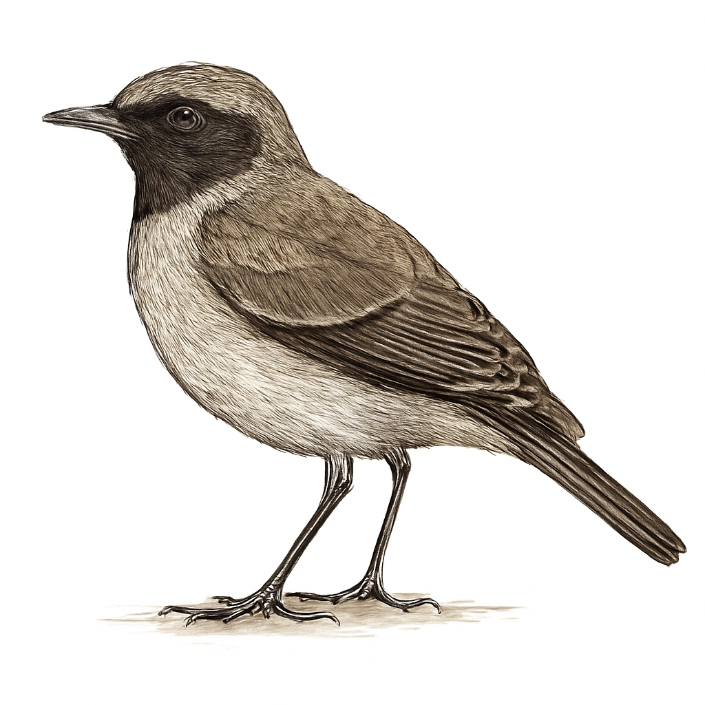 Illustration von Maskengrundtyrann