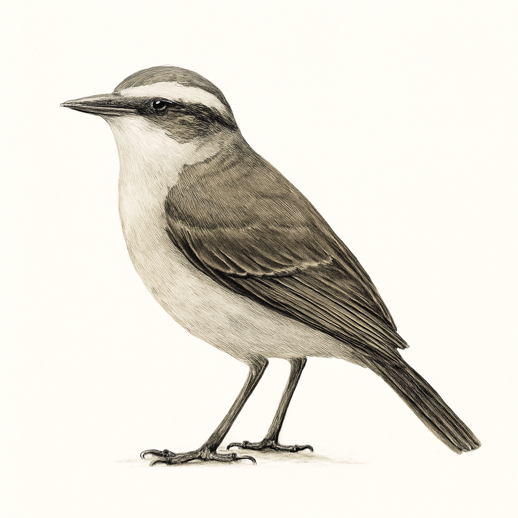 Illustration von Rostkappen-Grundtyrann