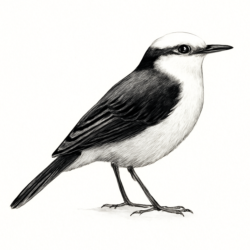 Illustration von Elsterwassertyrann