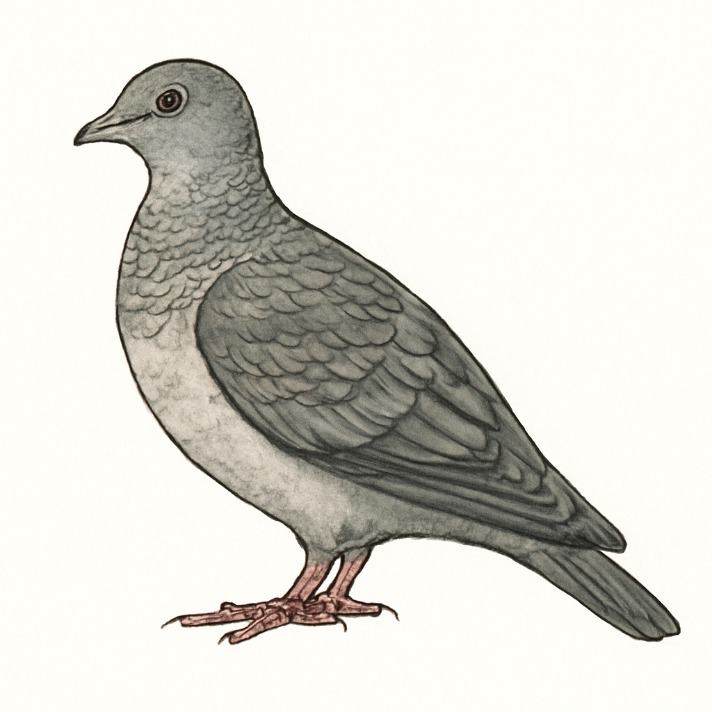 Illustration de Pigeon des rochers