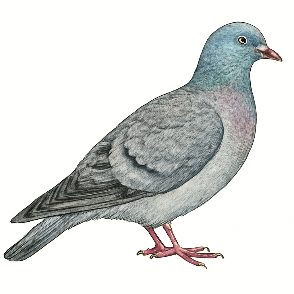 Stock Dove illustration