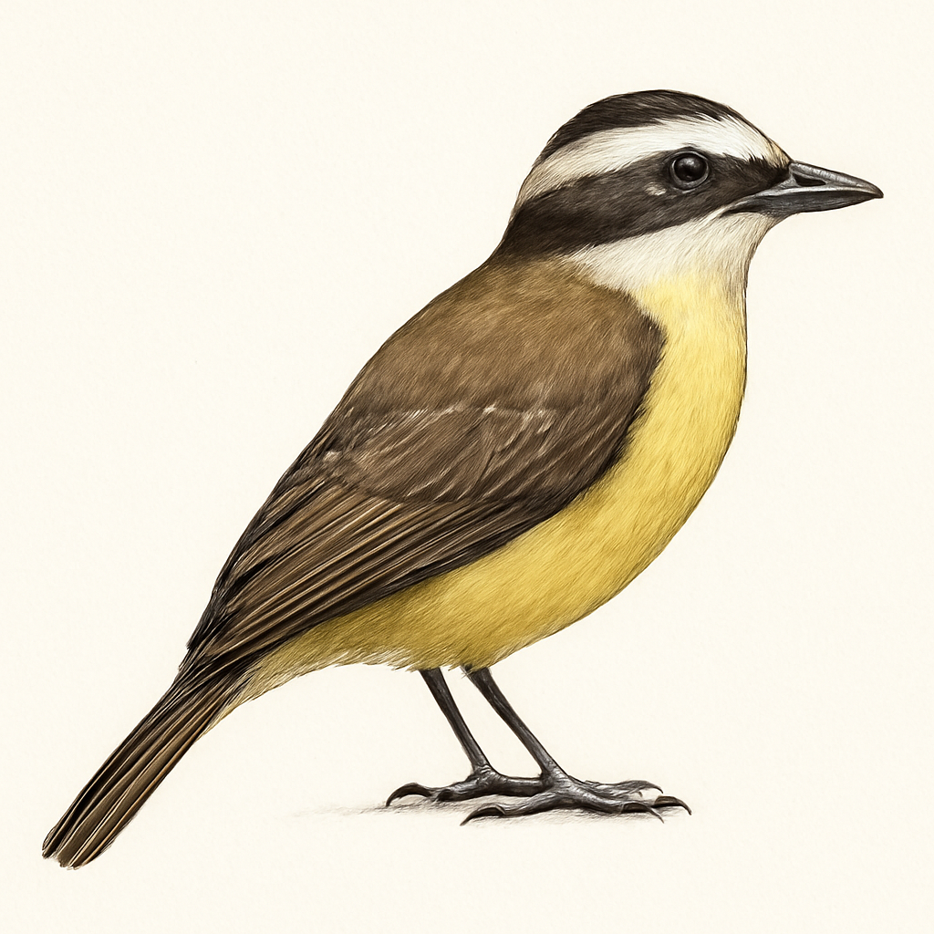 Great Kiskadee illustration