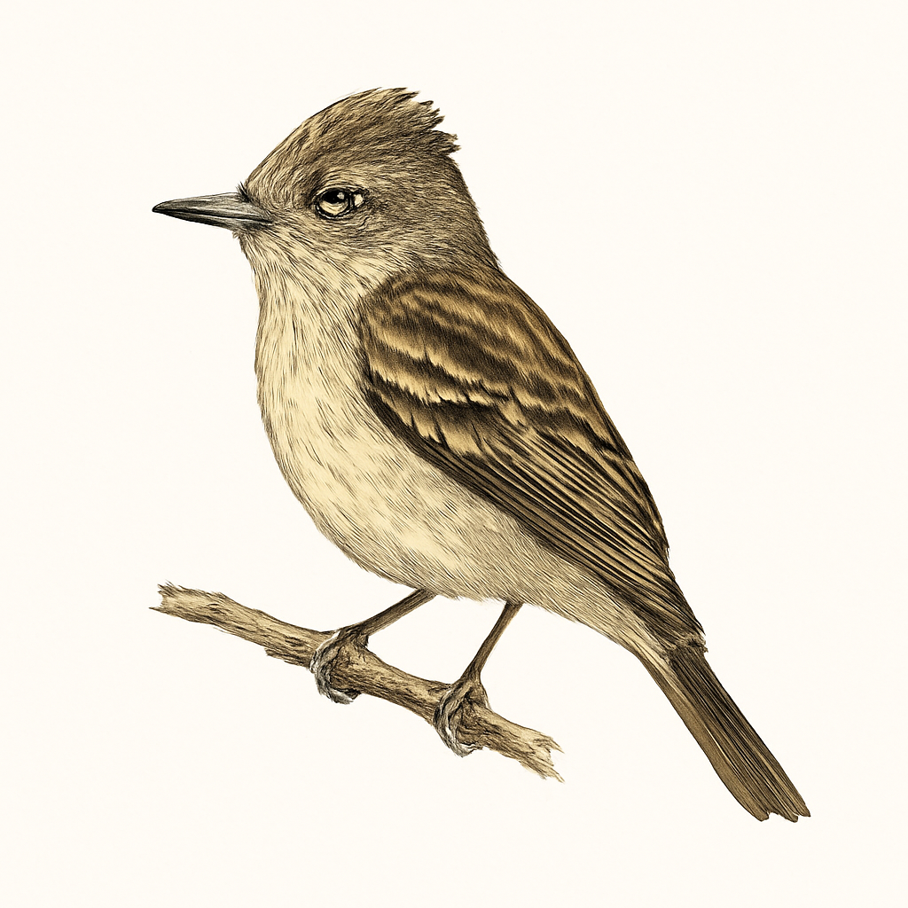 Illustration von Schuppenrücken-Maskentyrann