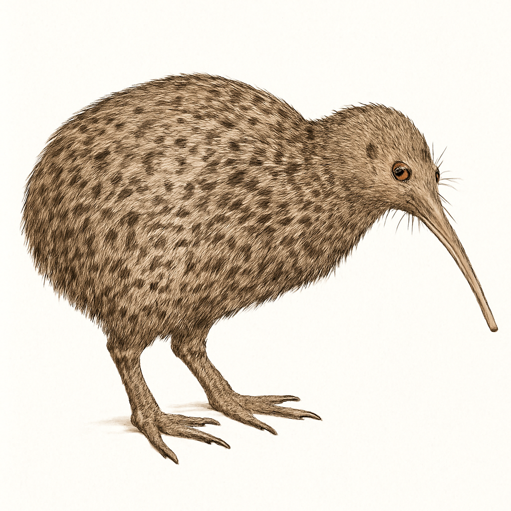 Illustration de Kiwi d'Owen