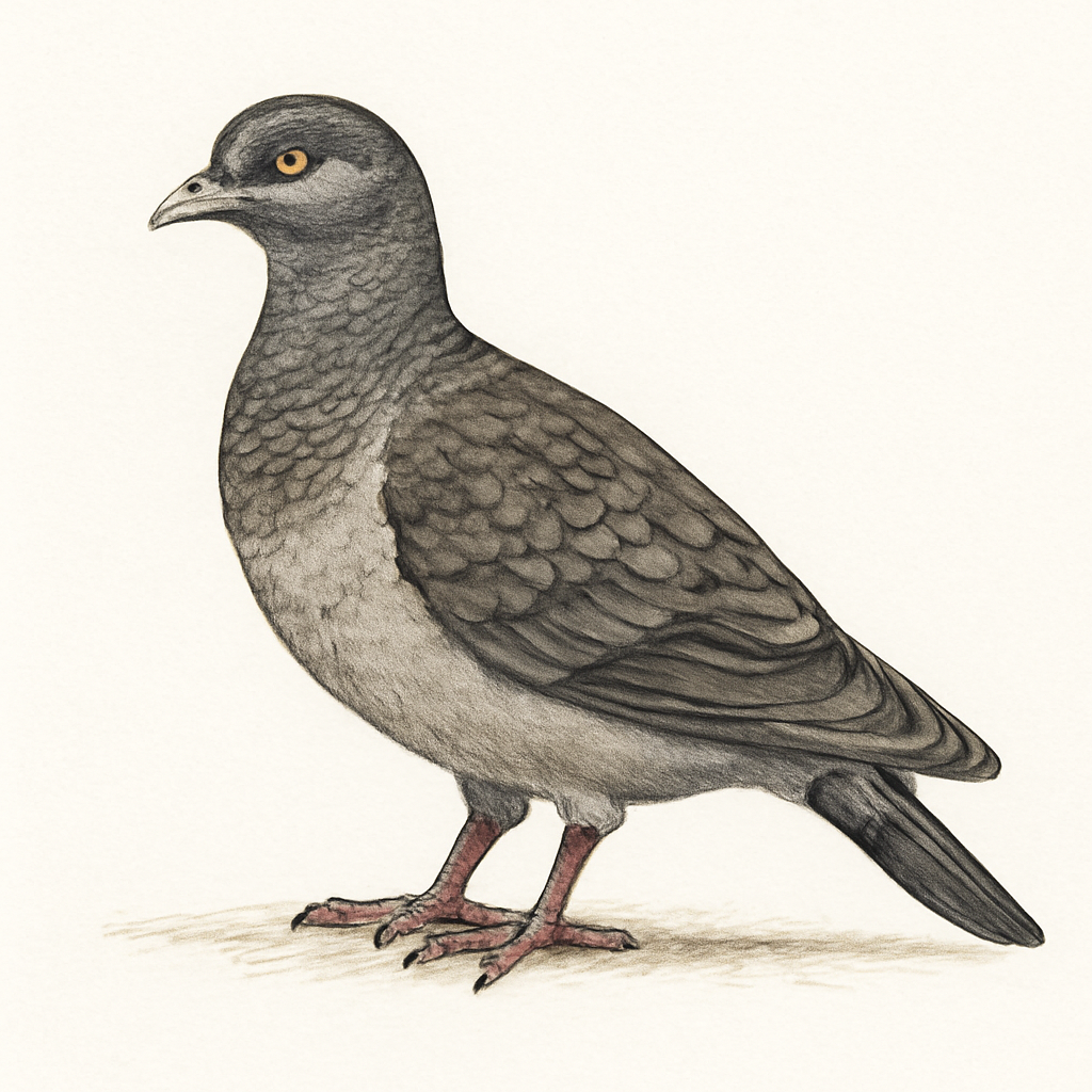 Illustration de Pigeon rameron