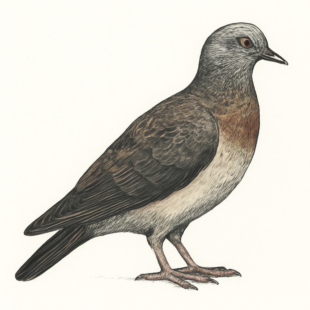 Ilustração de cameroon pigeon