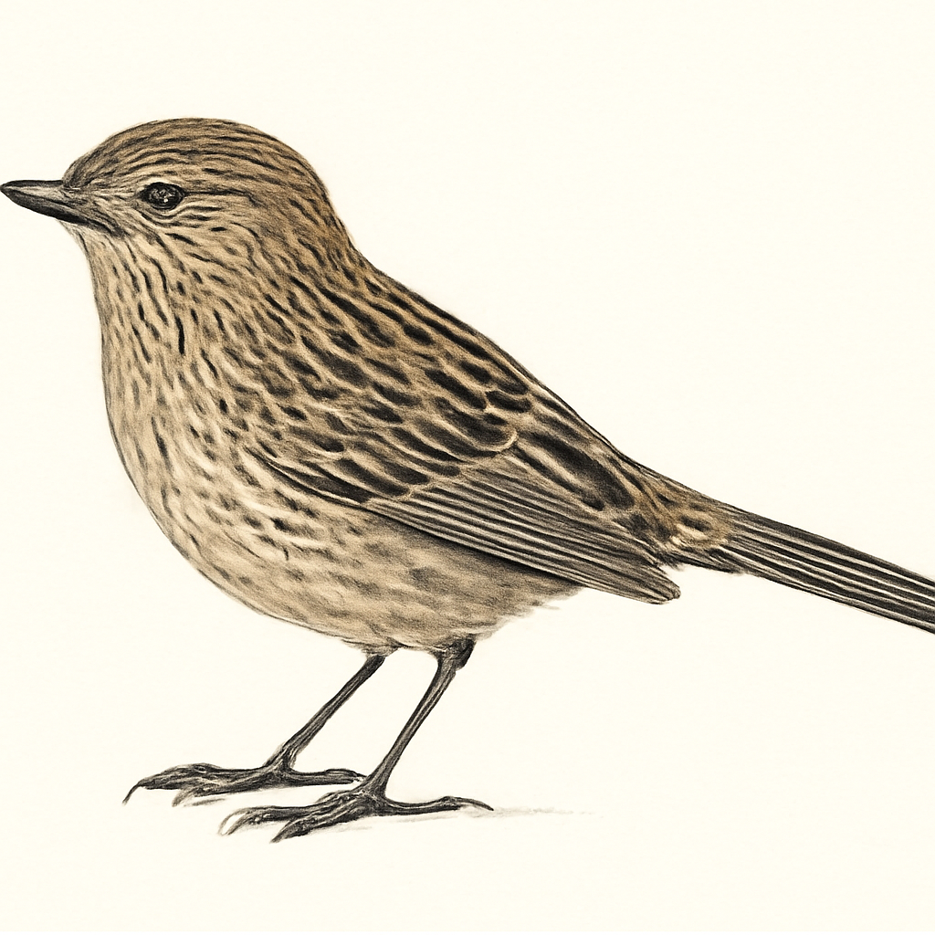 Striated Grasswren illustration