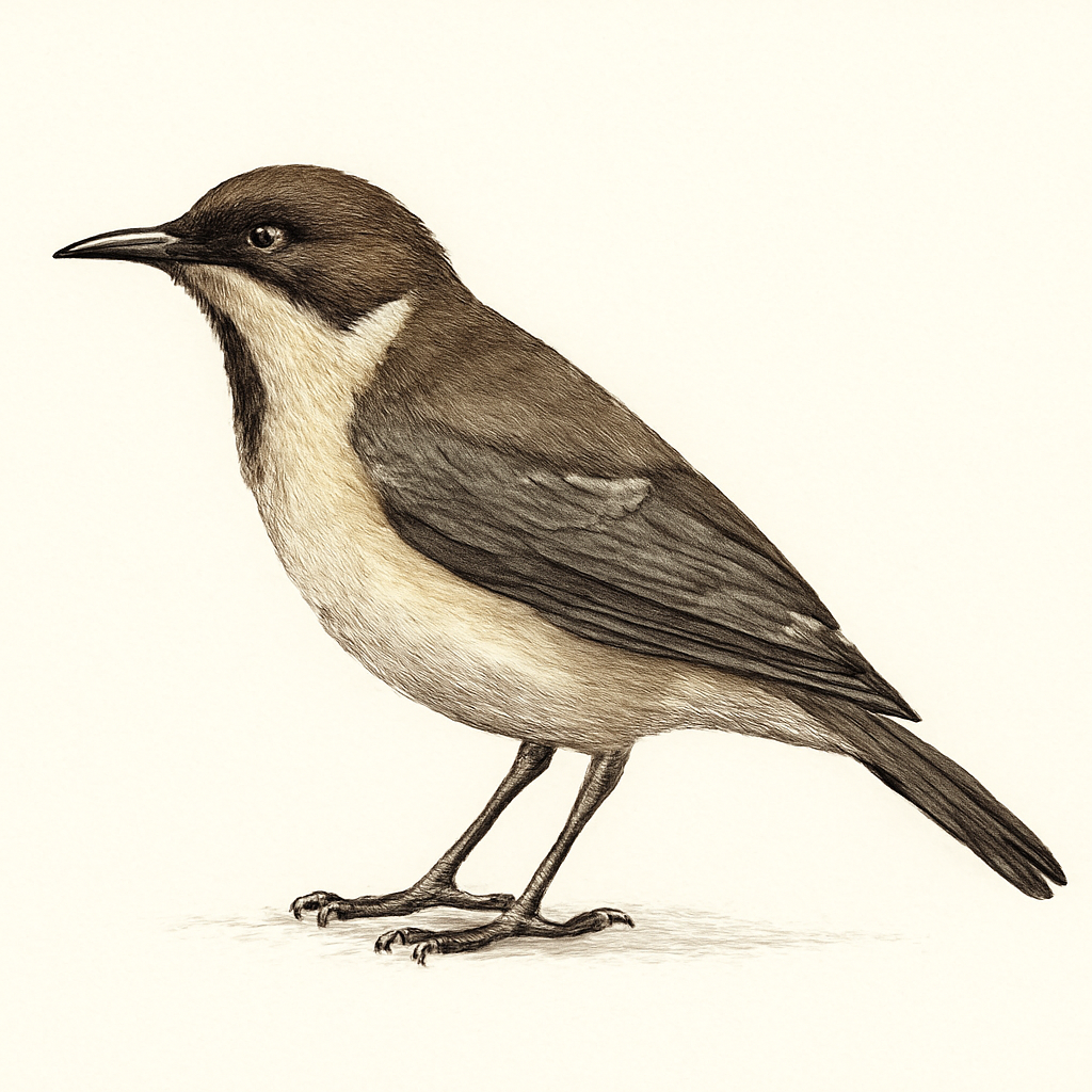 Illustrazione di Short-bearded Honeyeater