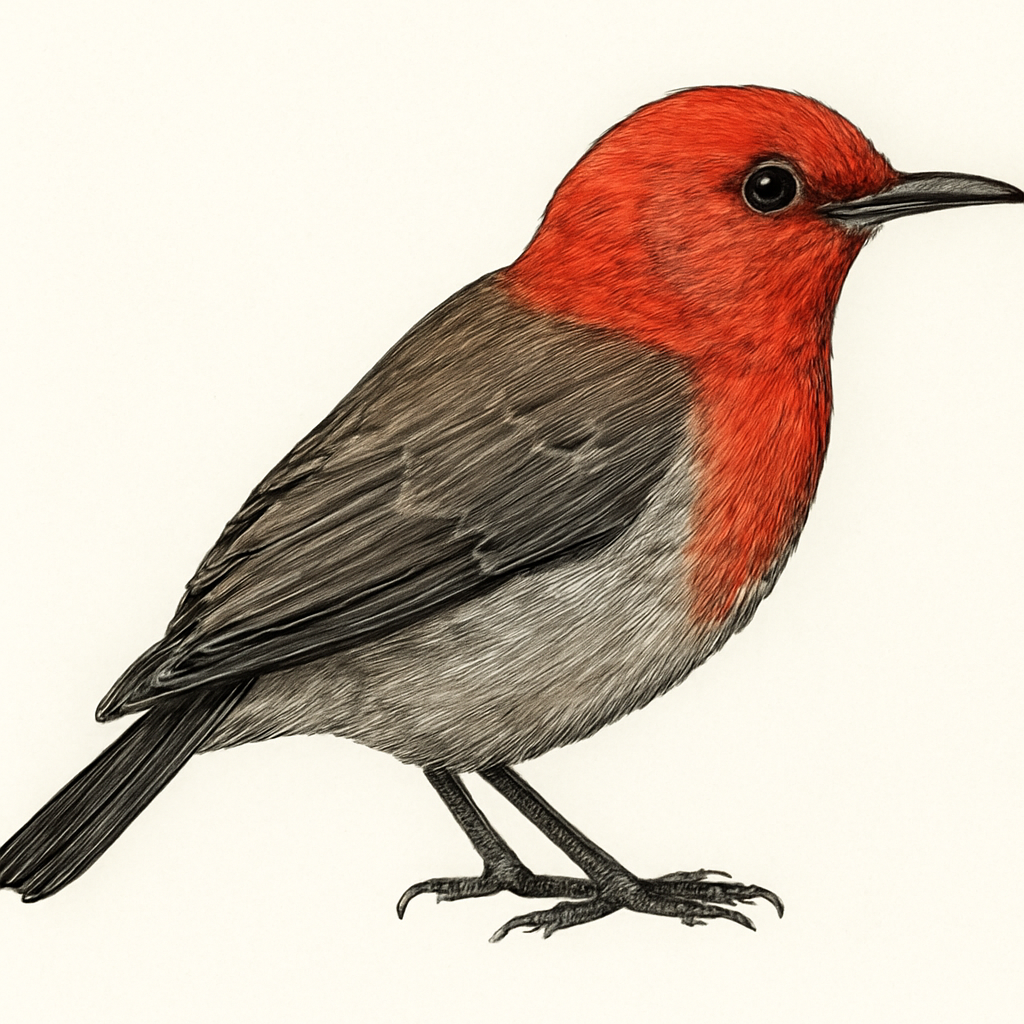 Elfin Myzomela illustration