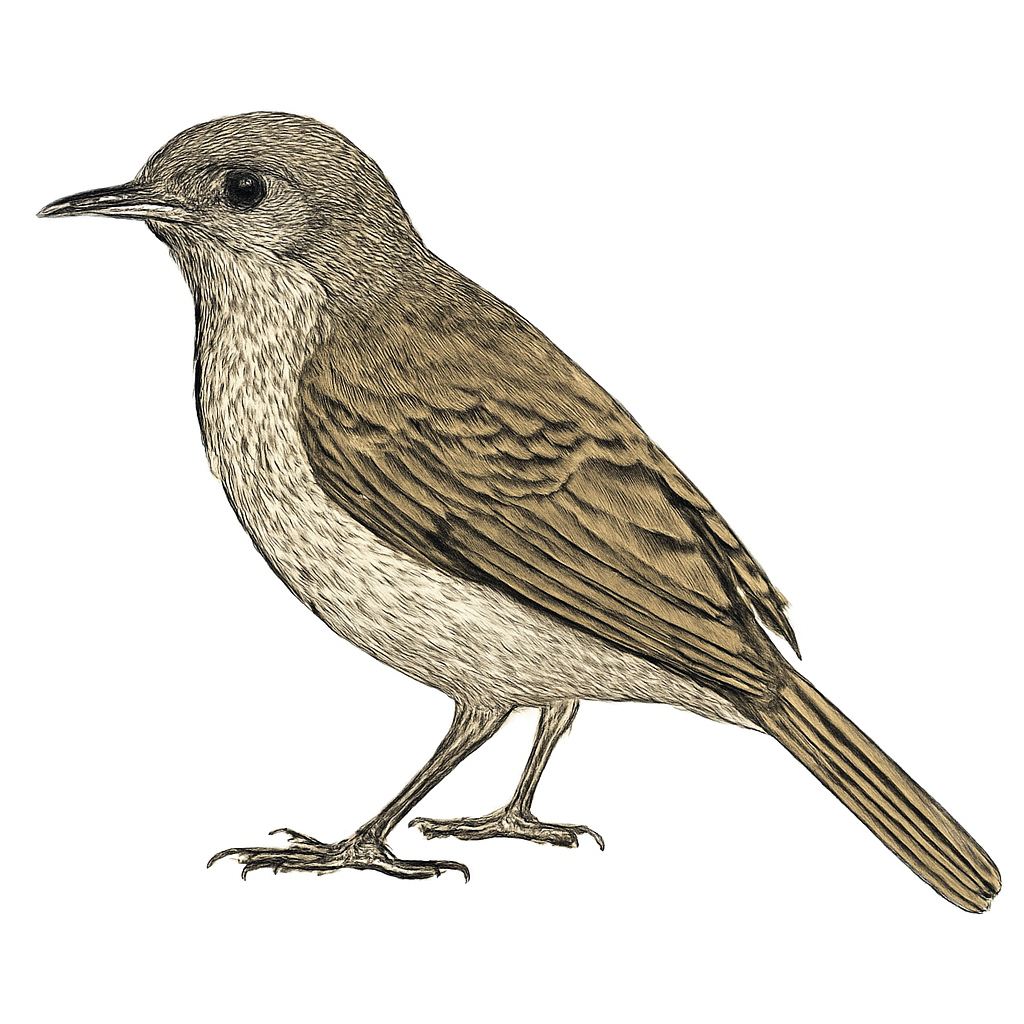 Ilustración de Mielero Pardo