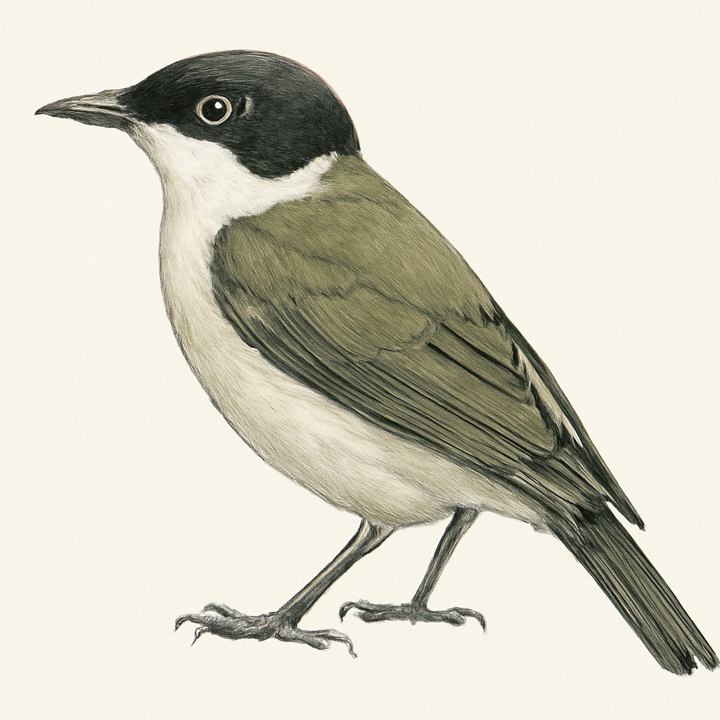 Illustrazione di Black-chinned Honeyeater