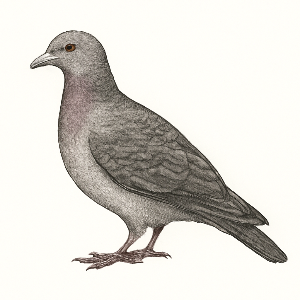 Picazuro Pigeon illustration