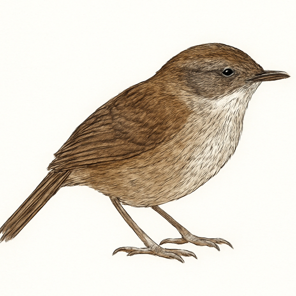 Illustrazione di Tropical Scrubwren