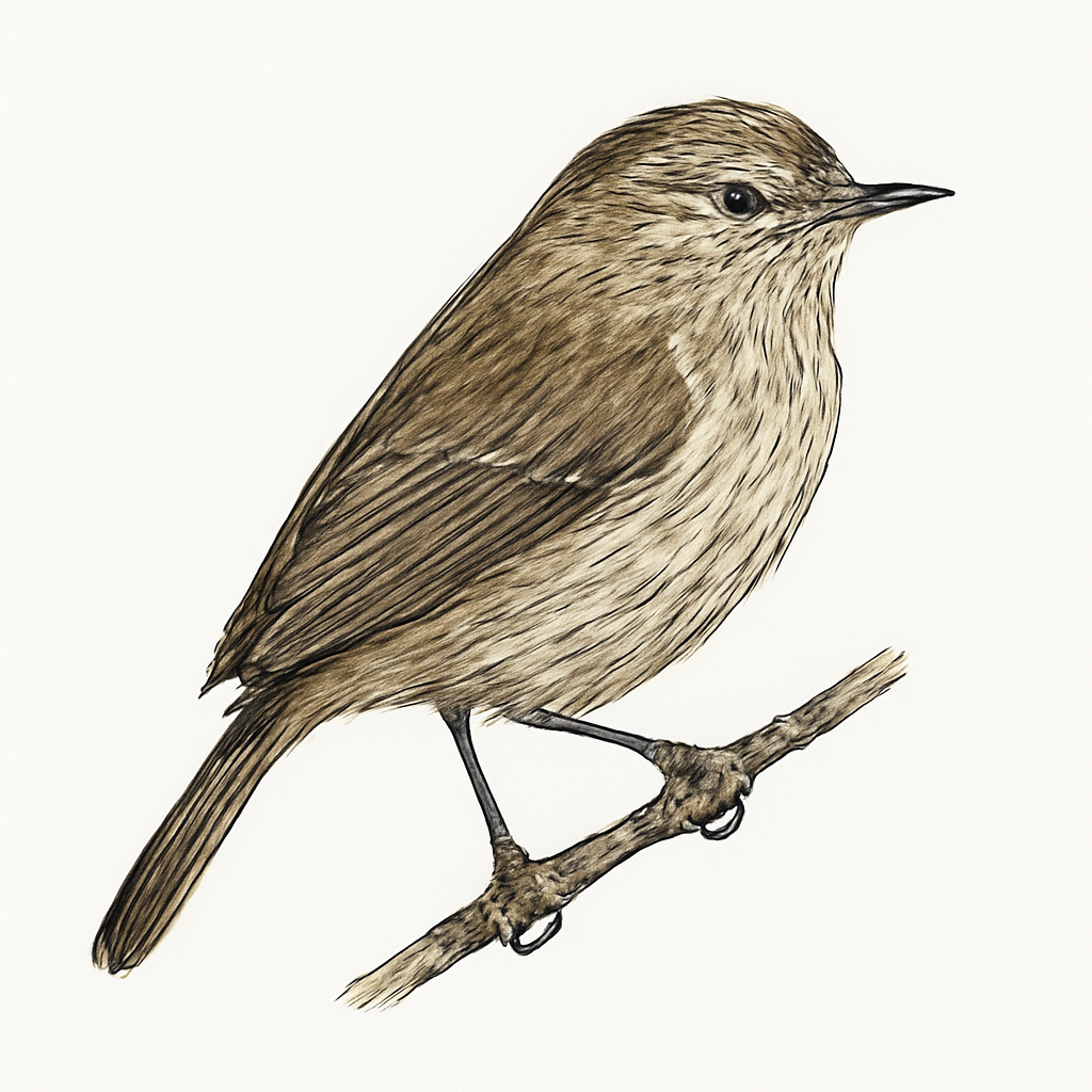 Illustration von Stricheldornschnabel