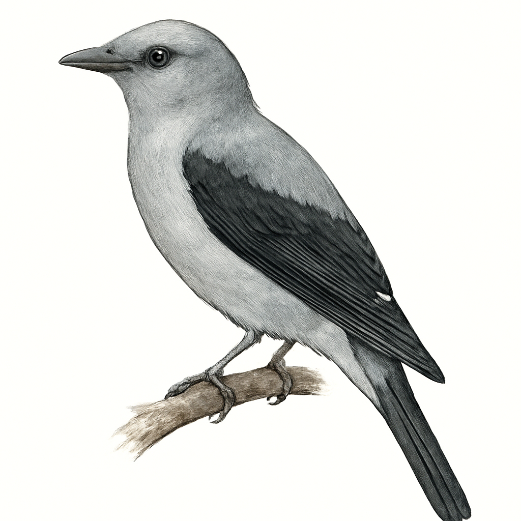Illustration von Trauerraupenfänger