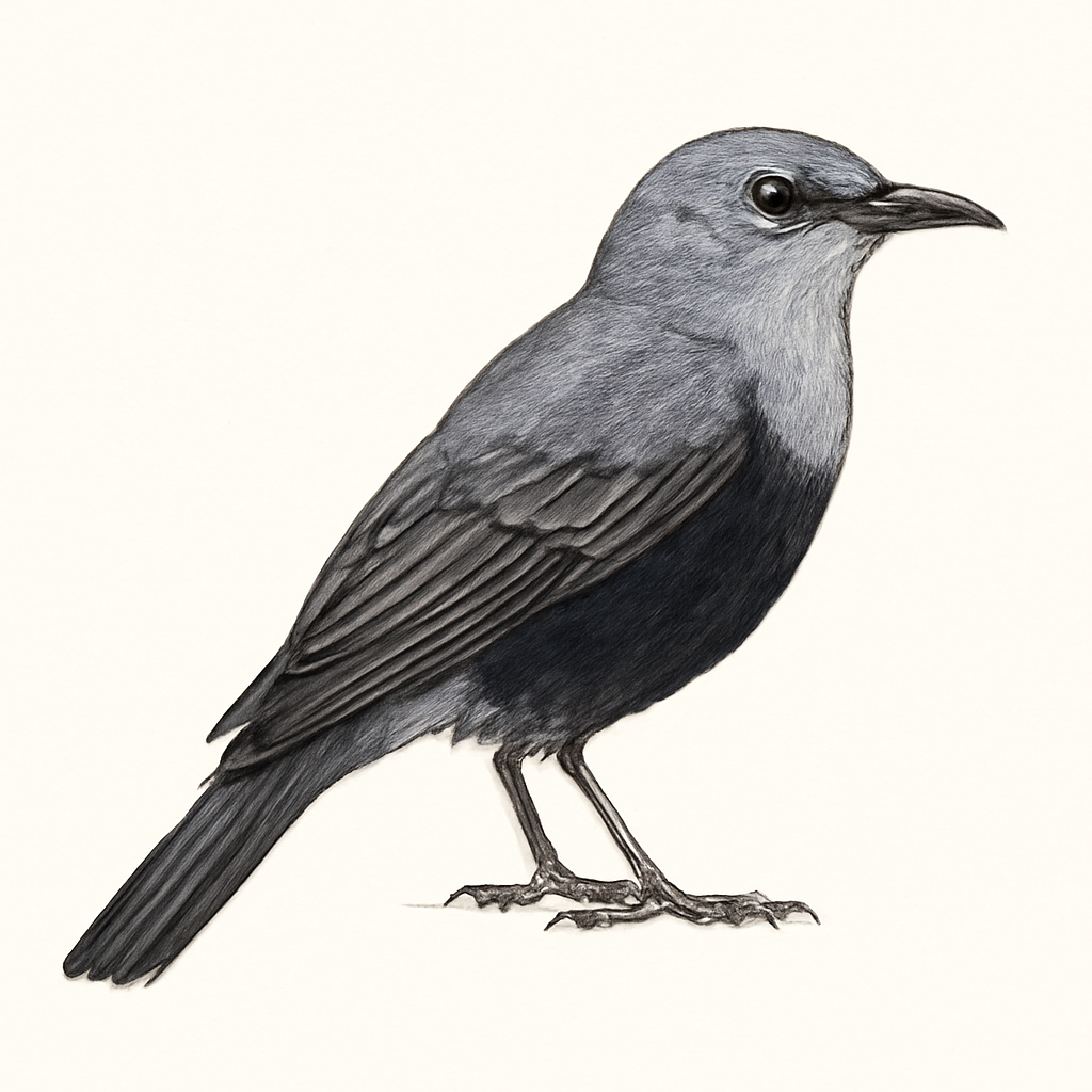 Illustration de Échenilleur à ventre noir