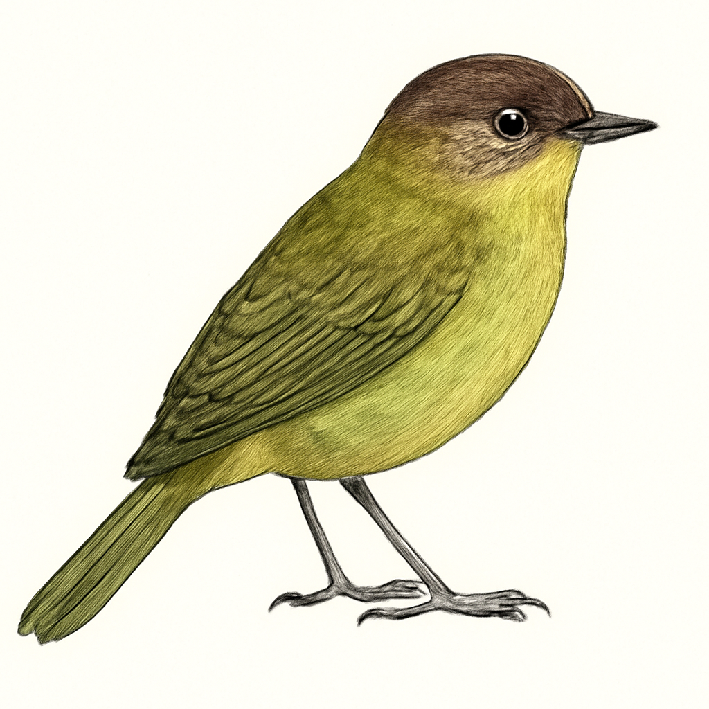 Ilustração de vite-vite-de-barriga-amarela