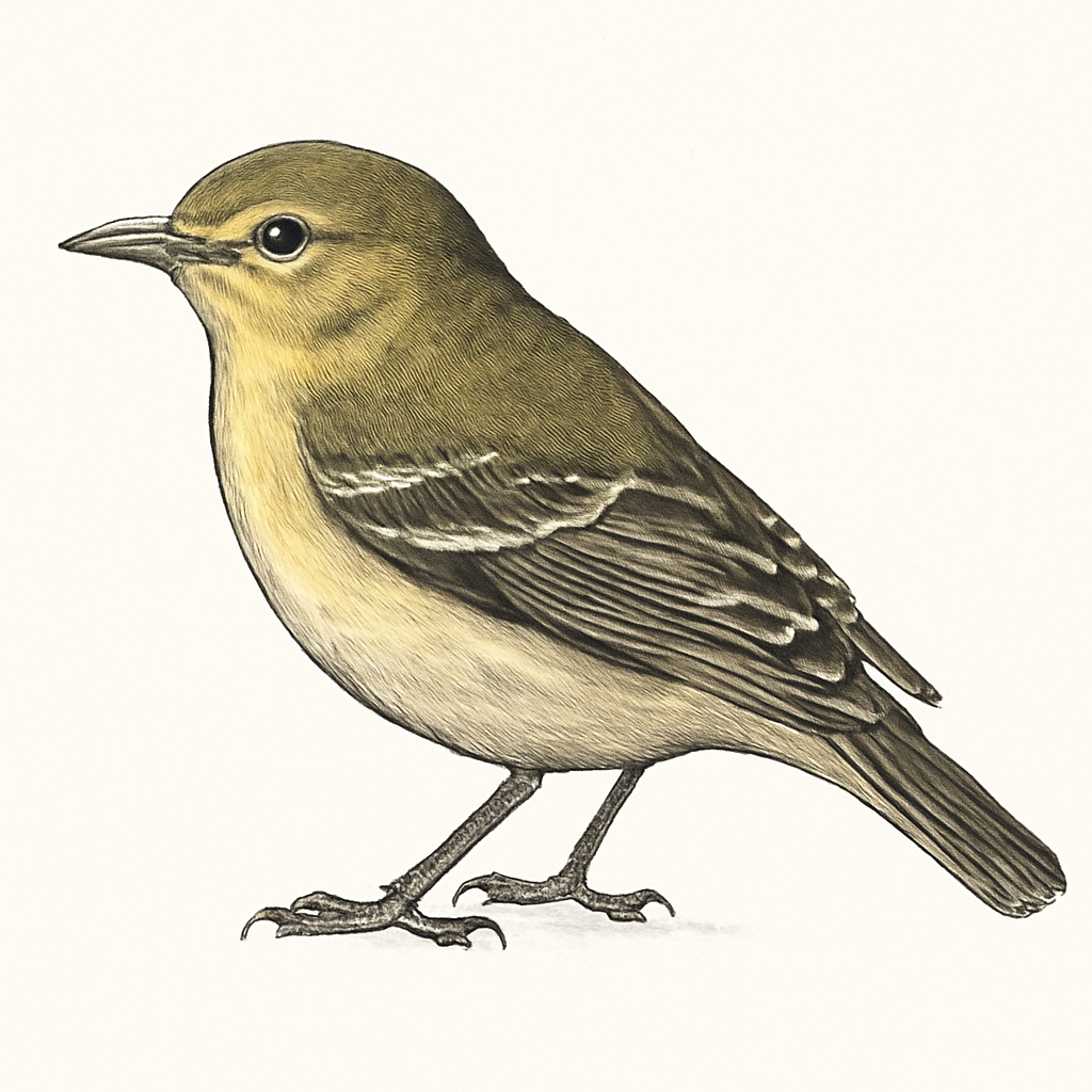 Philadelphia Vireo illustration