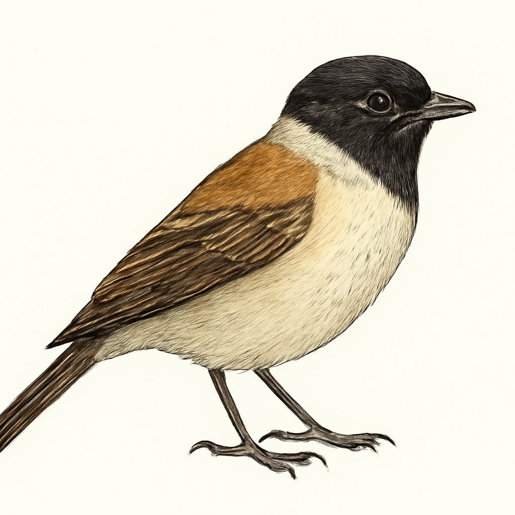 Illustration von Olivbauch-Dickkopf