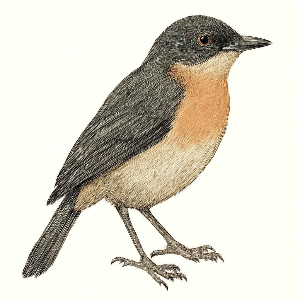 Southern Variable Pitohui illustration