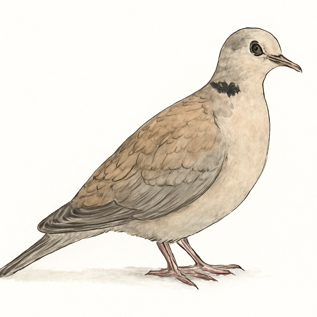 Illustration de Tourterelle du Cap