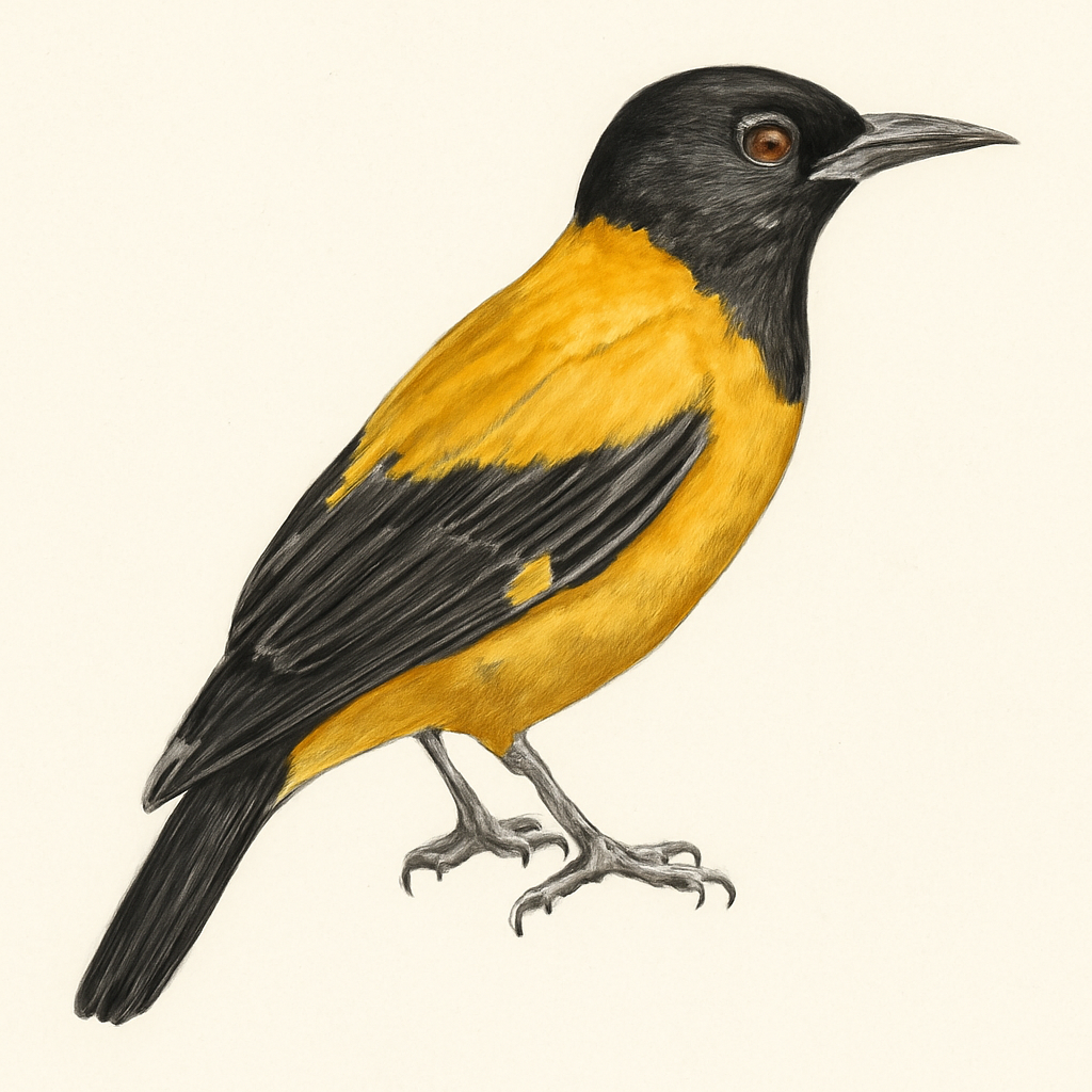Illustratie van Bergwielewaal