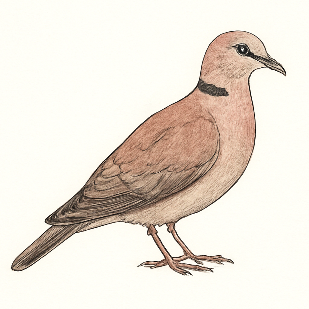 Illustration de Tourterelle à tête grise