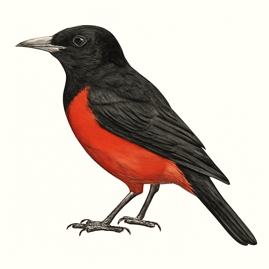Ilustración de Oropéndola Consanguínea