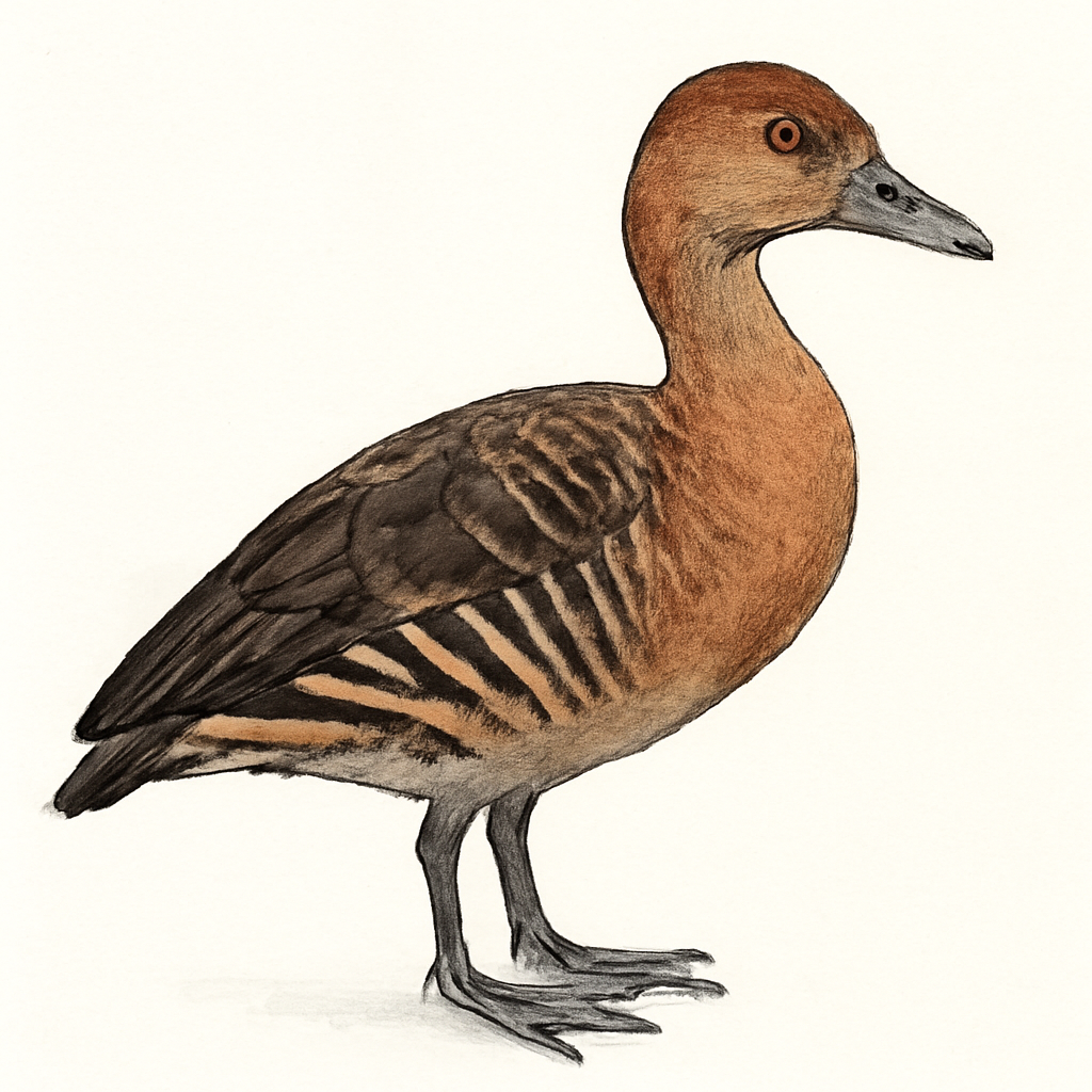 Illustrazione di Plumed Whistling-Duck
