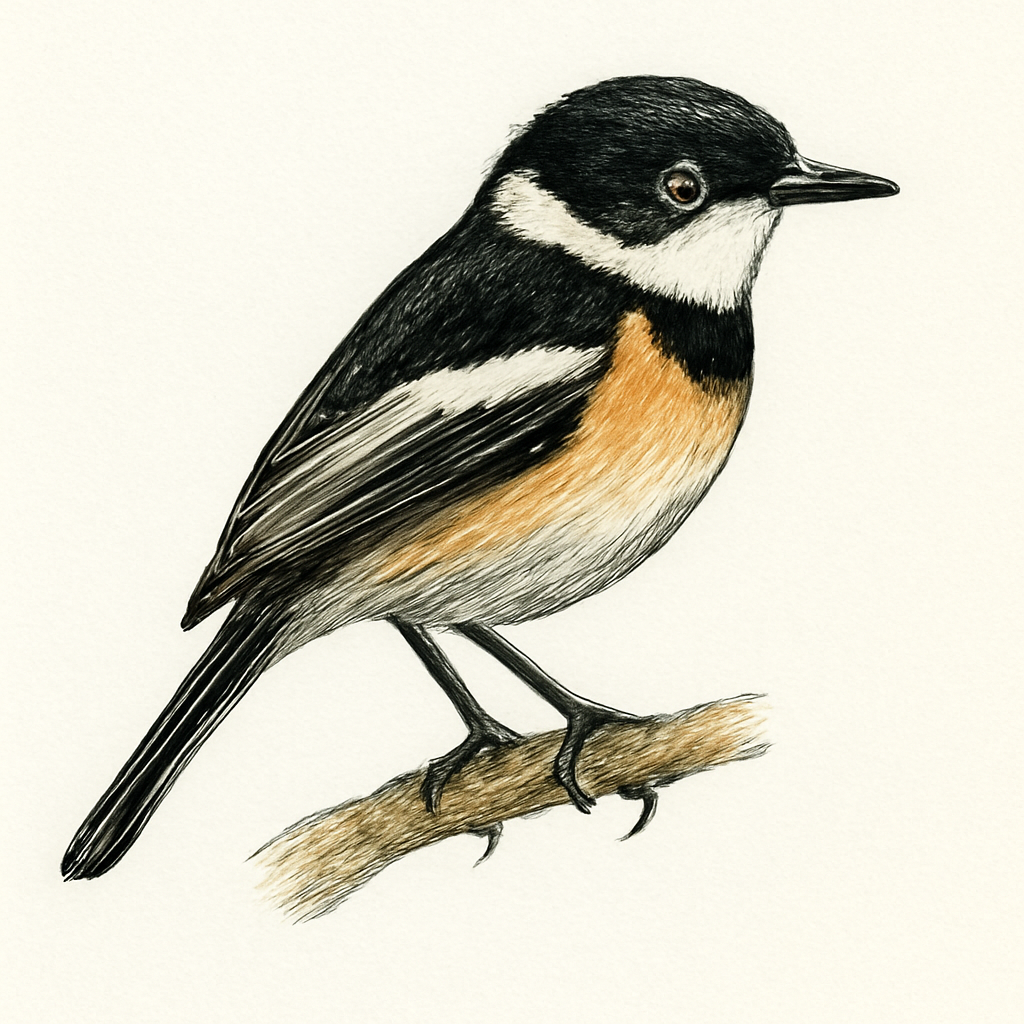 Illustration von Angolaschnäpper